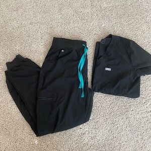 Black figs women’s scrub set size medium